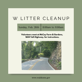 W Litter Cleanup